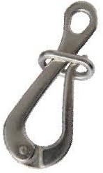 JingYi 4 Inch (100mm) Stainless Steel Pelican Hook, AISI316,Silver Color