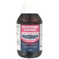 Chlorhexidine gluconate antiseptic mouthwash 300ml