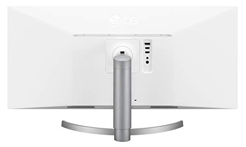 LG Electronics 34WK650-W - LG 34WK650-W - Monitor Ultrawide de 34   IPS LED  2560 x 1080 Pixels  5 ms  Brillo 300  HDR 10  Ultra Wide 21  9  Das  Free Sync  Blanco y Negro con Soporte Plateado