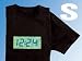 Produktbild T-Shirt mit leuchtender XL-Uhrzeit-Anzeige Größe S