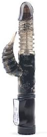 Black 10" Pearl Vibrating Love Wand