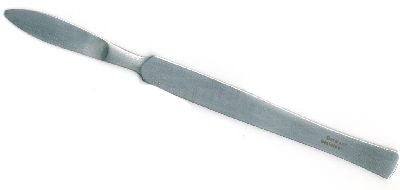 Stumpfes Skalpell Hornhautschaber Creme-Schaber Spachtel aus Edelstahl