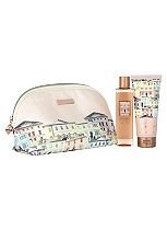 TED BAKER HEIRS AND GRACES GIFT SET COSMETIC BAG BODY WASH AND BODY LOTION