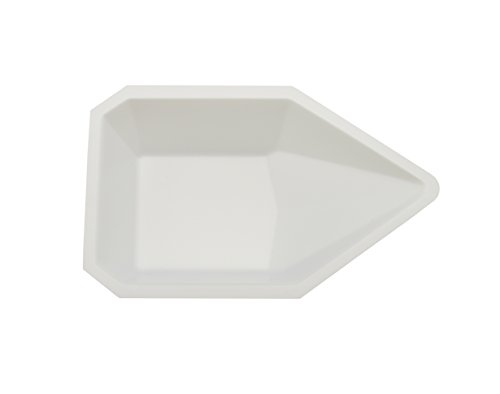 Polystyrene Weigh Boats with Easy Pour Spout Design, Disposable, Ideal for Weighing and Mixing Liquid & Powder, Medium-Sized (3.26 x 5.2 x 1.02 Inches), Pack of 500