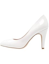 Anna Field Tacones de Mujer EN Negro, Nude, Blanco o Gris - Zapatos de Mujer de Charol con Tacón Elegante - Tacones de Charol Elegantes de Fiesta o de Trabajo - Zapatos de Vharol de Mujer