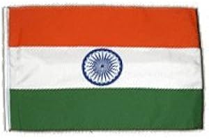 FLAGGENFRITZE Digni drapeau Inde 30 x 45 cm