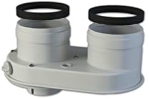 WITHOUT BRAND / GENERIC BERETTA 20134830 Kit Sistema Sdoppiato Con Ingresso Aria a Posizione Orientabile da Ø 60/100 a Ø 80+80