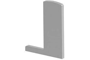 Sellon24 Helglasräcke, glasräcke, golvprofil, aluminium, anodiserad för glas, 12–21,52 mm, helmaterial, ABP-testat, lastkapacitet G/h: 3 kN – konfigurator L