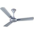 POLAR Corvette Anti-Dust Ceiling Fan - Silver & Indigo Blue Brown Finish | 1200MM 1 STAR Rated Ceiling Fan For Home & Bedroom With Optimum Low Voltage Operation | 53 Watt Fan With 220CM Airflow