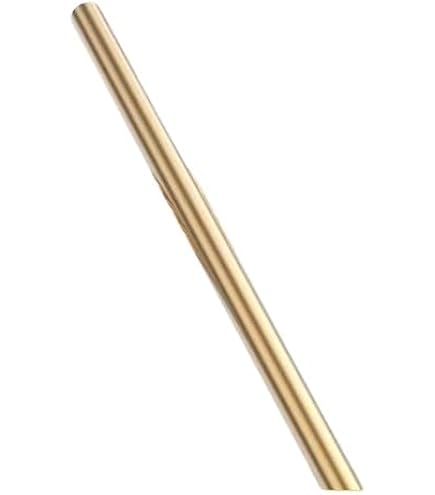 Confezione da 10 barre rotonde in ottone massiccio da 1,5 mm per tornio per utensili fai da te, diametro 1,5 mm, lunghezza 300 mm
