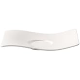 Villeroy und Boch NewWave Untertasse, 16 cm, Premium Porzellan, Weiß