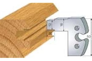 LUXOUTILS 282 : Jeu de 2 fers cremone ht 50 mm pour porte outils entr'axe plot 24 mm