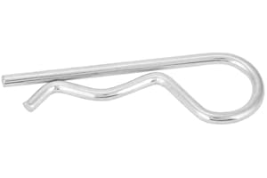 GAROSA Goupilles Fendues Zinc Type B 10 Pièces 3.5x75mm Fixations de Sécurité pour Attelage de Tracteurs et Tondeuses à Gazon Agricoles et Industrielles Robustes