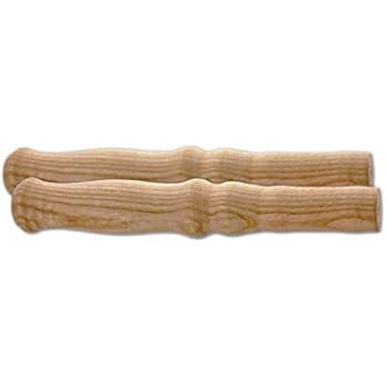 4 Stück Schubkarrengriffe Schwarz - Rutschfeste Gummi-Griffe 30mm Für Fahrrad & Motorrad