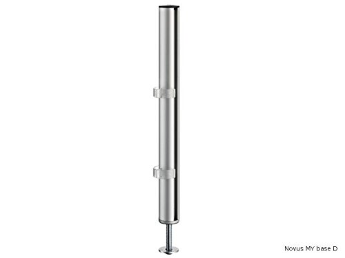Novus Dahle 910+1049+000 Monitorhalterung, Metall, silber, 10 x 10 x 35 cm