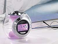 infactory Moderner Projektions-Wecker mit Farbwechsel und Naturklängen - 8