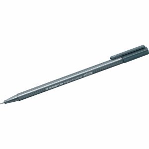 Preisvergleich Produktbild Staedtler 10 x Fineliner triplus 0,3mm grau
