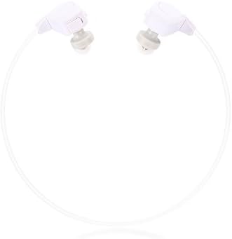 Wireless Headphones, Bluetooth with mic to call 4.1, Light Weight, Noise Cancellation, Secure Fit Sweat Proof Sports Earphones Compatible with iOS IPhones, Android Samsung, Smartphones Six7s (White)