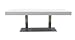 Produktbild Tenzo 4800-001 Bloc - Designer Esstisch, Tischplatte 12 cm Wabe mit MDF-Beschichtung, weiß, lackiert, matt, Edelstahluntergestell, 77 x 220 x 100 cm (HxBxT)