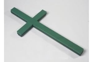 FLORAL NATALIE 25" x 13" cross oasis floral foam funeral tribute