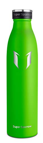 Super Sparrow Borraccia Termica - 750ml | Bottiglia Acciaio Inox Isolamento | Senza BPA - Borracce per Bambini, Scuola, Sport, All'aperto, Palestra, Yoga