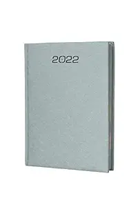 Erminio Palamino Edition 2022 Elegant & Sleek Executive Thermal Cover Diary | Edition 2022 Year Planner | Stylish Design | Organiser/Executive Diaries/Planner/Notebook | Silver