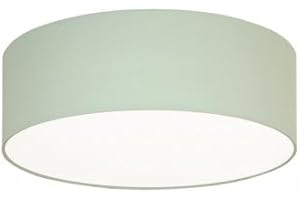 youngDECO® Plafonnier 4xE27, grand abat-jour Ø45cm en tissu (coton), plafonnier pour chambre d'enfant, salon, chambre à coucher et bureau, 100% fabriqué dans l'Union européenne