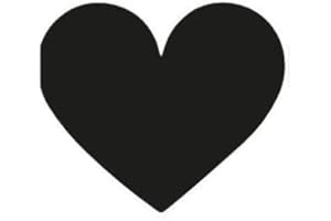 Tatuaggio CUORE - Temporalis® | Tatuaggi temporanei uomo donna, tatuaggi finti vegani e waterproof - Certificato UE - Dura 1-2 settimane [ Tattoo Piccolo cuore nero ]