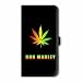 Produktbild Leather flip Case schale Wiko Rainbow Lite 4G jamaique - bob flower-feuille N