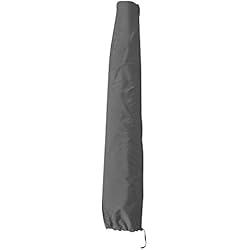 greemotion Housse de Protection pour Parasol Ø 300 cm, Bâche pour Parasol en Polyester Résistant aux Intempéries, Protection pour Parasol Droit avec Fermeture Éclair
