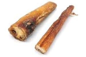 GENERIC Bulls Pizzle sticks for dogs 1kg Natural treat, Long lasting Chew, 12-15cm by Two Amigos Pet Supplies