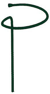 Preisvergleich Produktbild BLUMENSTUETZE GRUEN 70X620X6MM