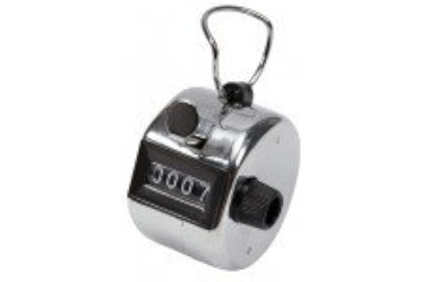 Compteur d'impulsions mécanique comptage Manuel à Touche 4 Chiffres métal