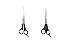 CETC Hair Cut Scissors Salon And Parlor Scissors??(Pack of 2, Black)