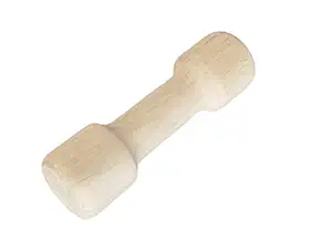 KSK Dog Bone for Small Dogs - Wooden Bone Chew Toy for Puppies by 100% Natural Solid Wood Chew Treat - Dental Bone & Dog Training Tool - Keeps Teeth and Gums Healthy - for Puppies? Oral Care