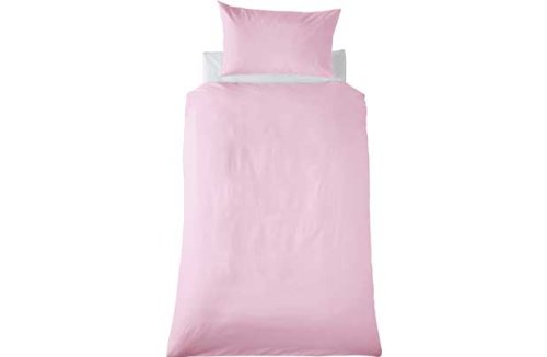 ColourMatch Bubblegum Pink Bedding Set - Single.