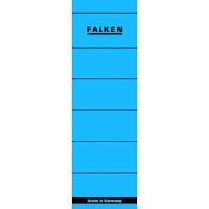Preisvergleich Produktbild 10 x Falken Ordnerrückenschilder selbstklebend 60x190mm VE=10 Stück blau