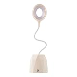 Voltaje: 36V Lámpara De Mesa Táctil Led Recargable Lámparas De Escritorio Luz De Anillo De Lectura Flexible Usb Para Niños Con Soporte Para Teléfono Soporte Para Lápiz