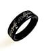 Produktbild Magnetic Engraved PK Ring (Black - Letter Pattern) - 20 mm - Ringe und PK Magnete - Zaubertricks und Magie