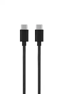 FLiX (Beetel) Type C to Type C Fast Charging Cable 18W USB Type C (1M, Black) (XCD-C201)