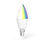 led lampe kerze e14 warmweiß 4 5w Ihr Weg zum Smart Home, komplett ohne Gateway (Bridge/Hub): Multifunktionale LED-Lampe mit warmweißem Licht zur Einbindung ins eigene WiFi-Netzwerk, ganz einfach per App (ab Android 4.3/ab iOS 8.0)