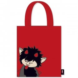 Preisvergleich Produktbild 28972 - NICI - Devil & Angel Baumwolltasche Teufel rot