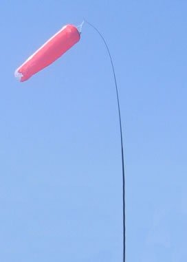Stange für Flagge oder Windsack, ausziehbar, 6 m, robuste Spitze – Teleskop-Mast für Flagge oder Windsack - 2