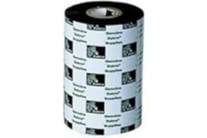 ZEBRA TECHNOLOGIES Zebra 3200 Ruban en Cire/résine 110 mm x 74 m – Ruban pour imprimantes matricielles (