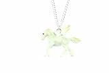 plata dulce cadena plateada con colgante Pegasus de goma blanda Miniblings - la marca de culto para la joyería en miniatura y el diseño del producto amorosamente a mano - Hecho en Berlín Para muchos artículos se encuentran sistemas de la joyería en la tienda ( por ejemplo, cadenas coincidentes / pendientes / llavero / pinzas de pelo / los encantos) se detalla a continuación!