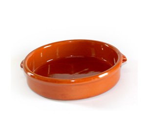 Terrissaires - Cazuela, Tonschale Braun Traditionell - 25 cm Durchmesser
