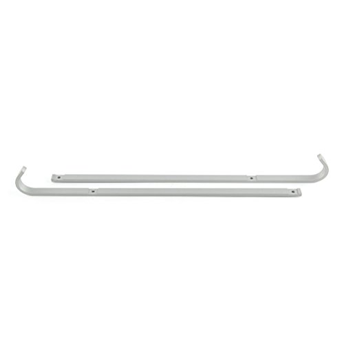 Pixnor Dusche Regal-Aluminium 2-stufig Bad Ecke Storage Rack Veranstalter (Silber) - 5