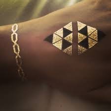 10 Sheets Metallic Tattoo Flash Tattoo – 10 verschiedene Bögen viele Motive Set 2 - 8