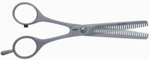 Kretzer Hair Classic Style Z 57514z27 (57414) 5.5" / 14cm - Professional Texturizing / Thinning Scissors ~ Shears w/ 27 Teeth, Both Blades, Satin Finish by Kretzer