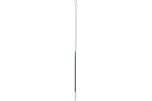 Vikan - Hygiène - Manche - Ergonomique - Aluminium - Blanc - 150cm